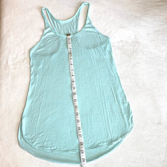 lululemon singlet tank Heathered Fresh Teal sz 4/6 - Picture 5 of 8